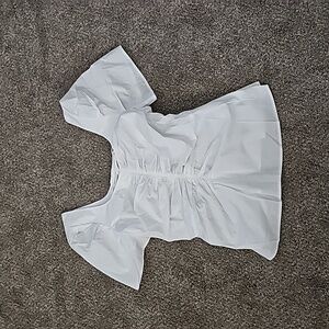 Thakoon Collective Ruched Open Back Blouse Size 6